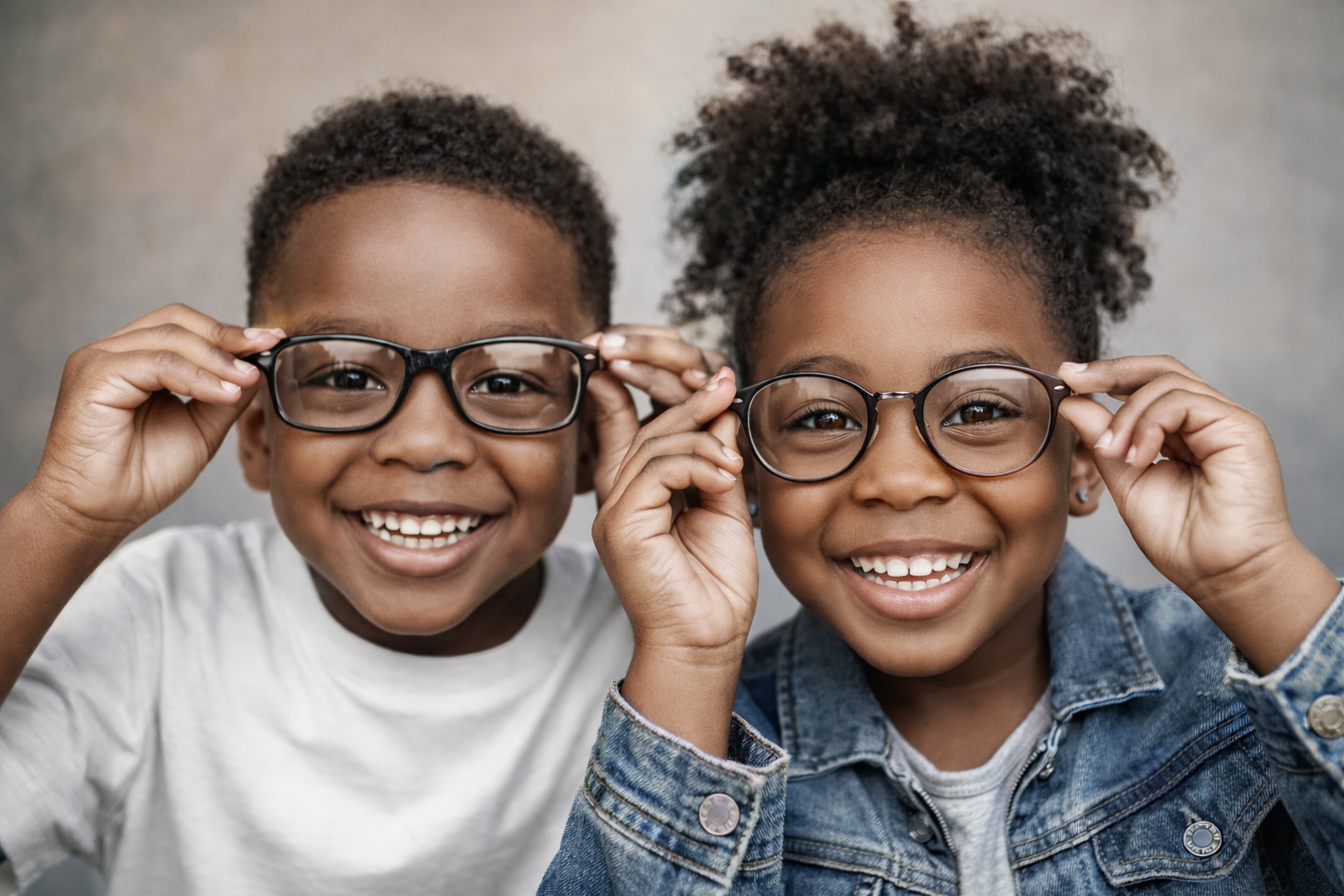 Close-up precision glasses repair